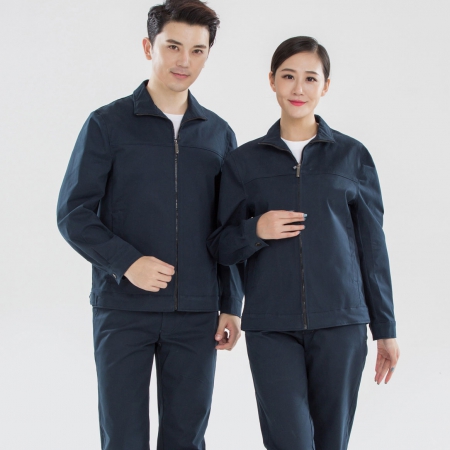 春季工作服深色款