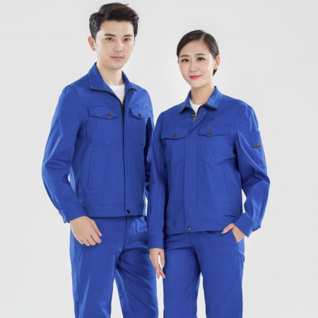 湖蓝色工作服