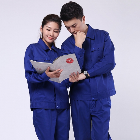 艳蓝春秋工作服