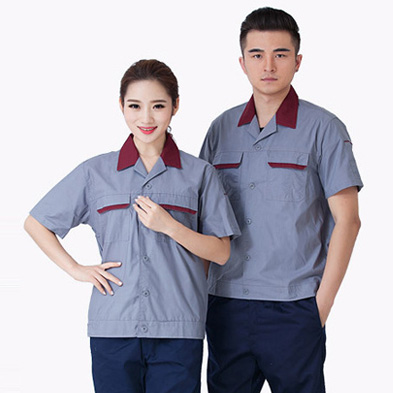 夏季短袖男工作服套装