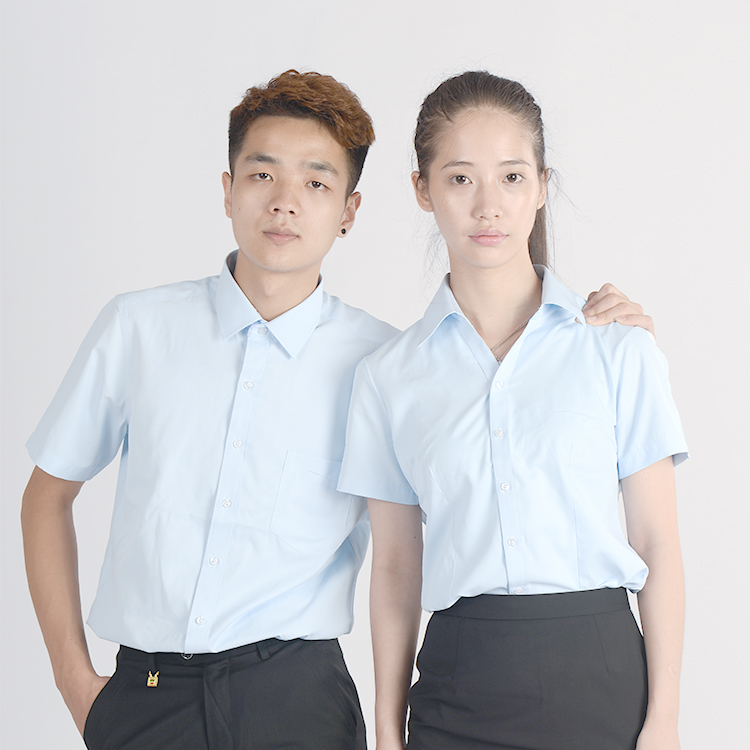 韩版男女式商务修身收腰衬衫